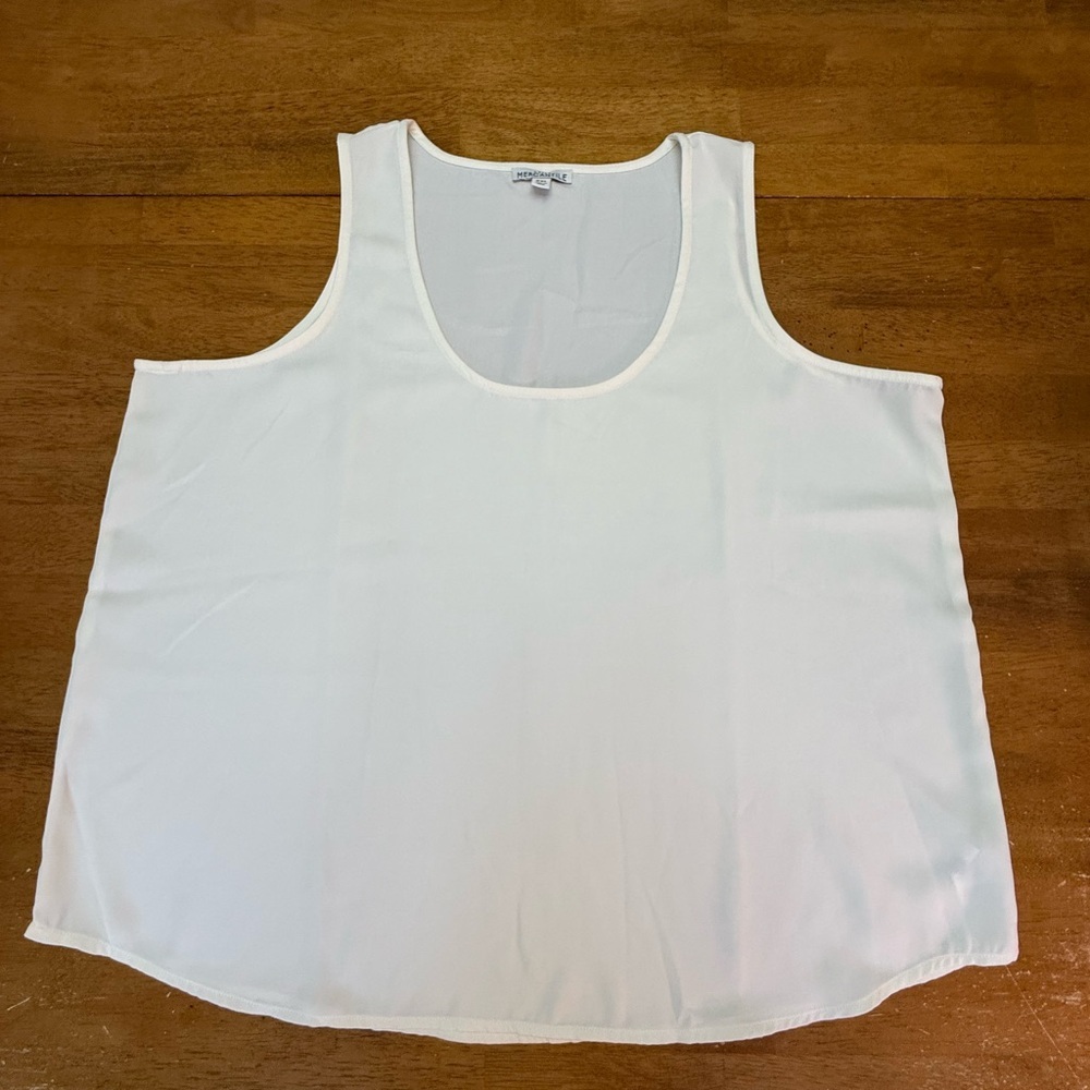 J. Crew Factory Cream Tank Top XXL